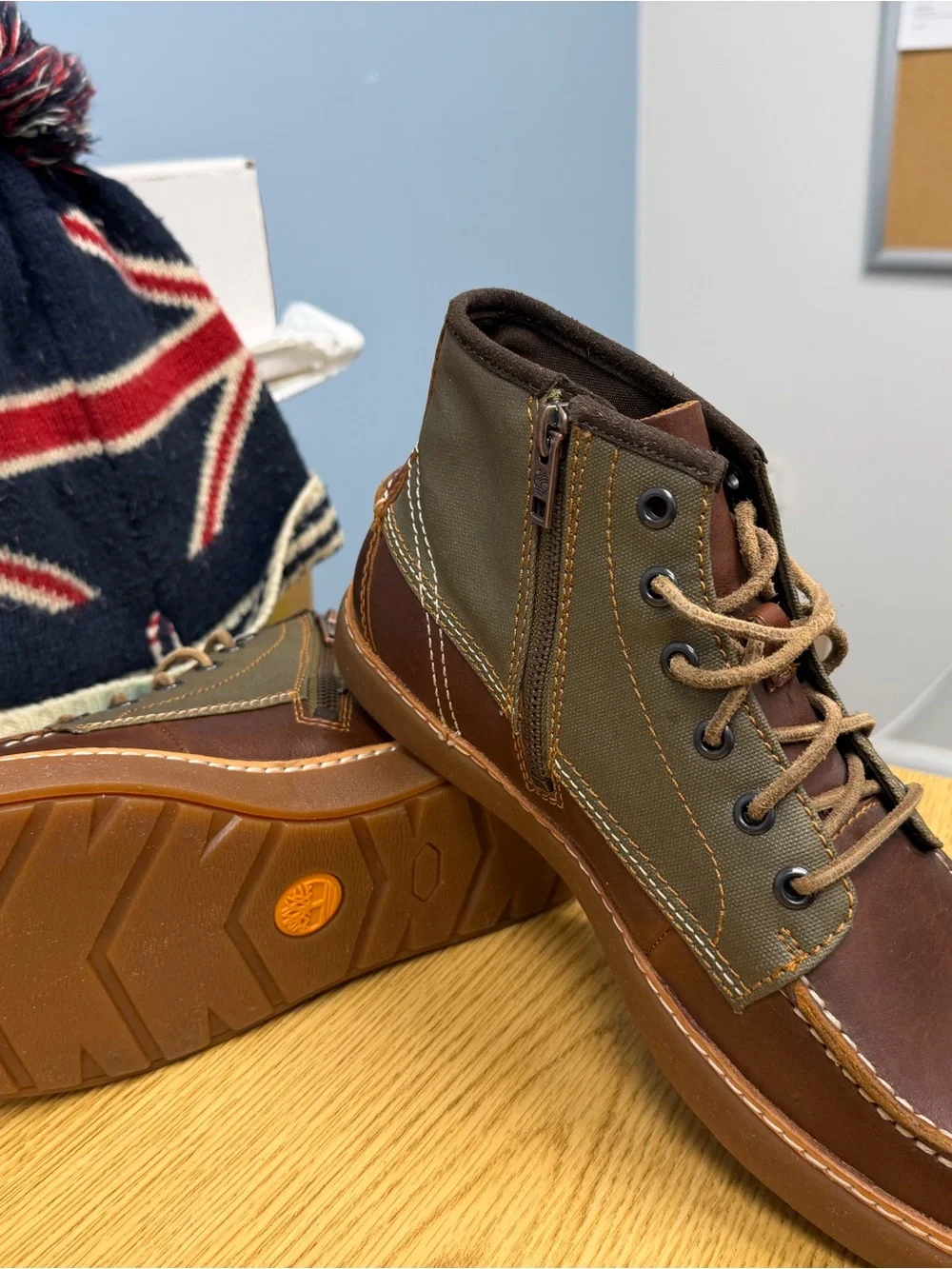 Timberland Brown Leather  Boots